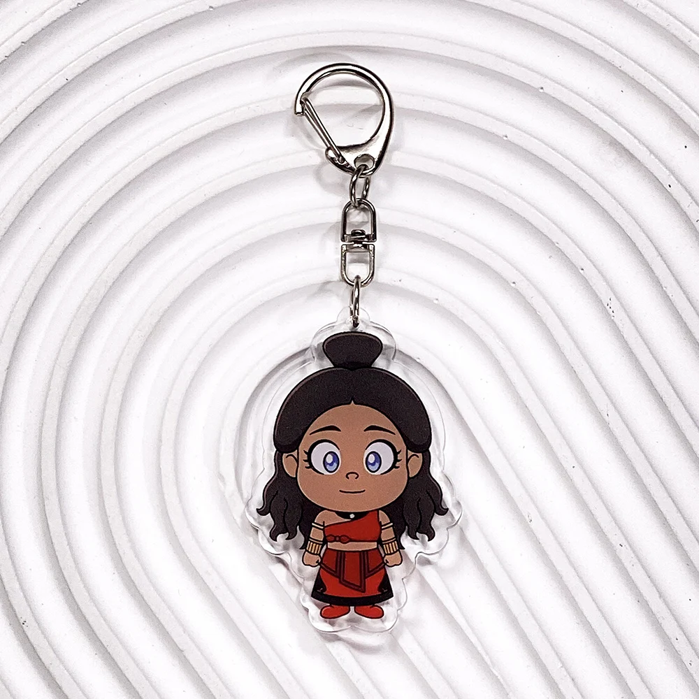 1/11Pcs Cartoon Avatar: The Last Airbender Acrylic Keychain Bag Charms Accessories Backpack Key Holder Keyring Fans Friends Gift