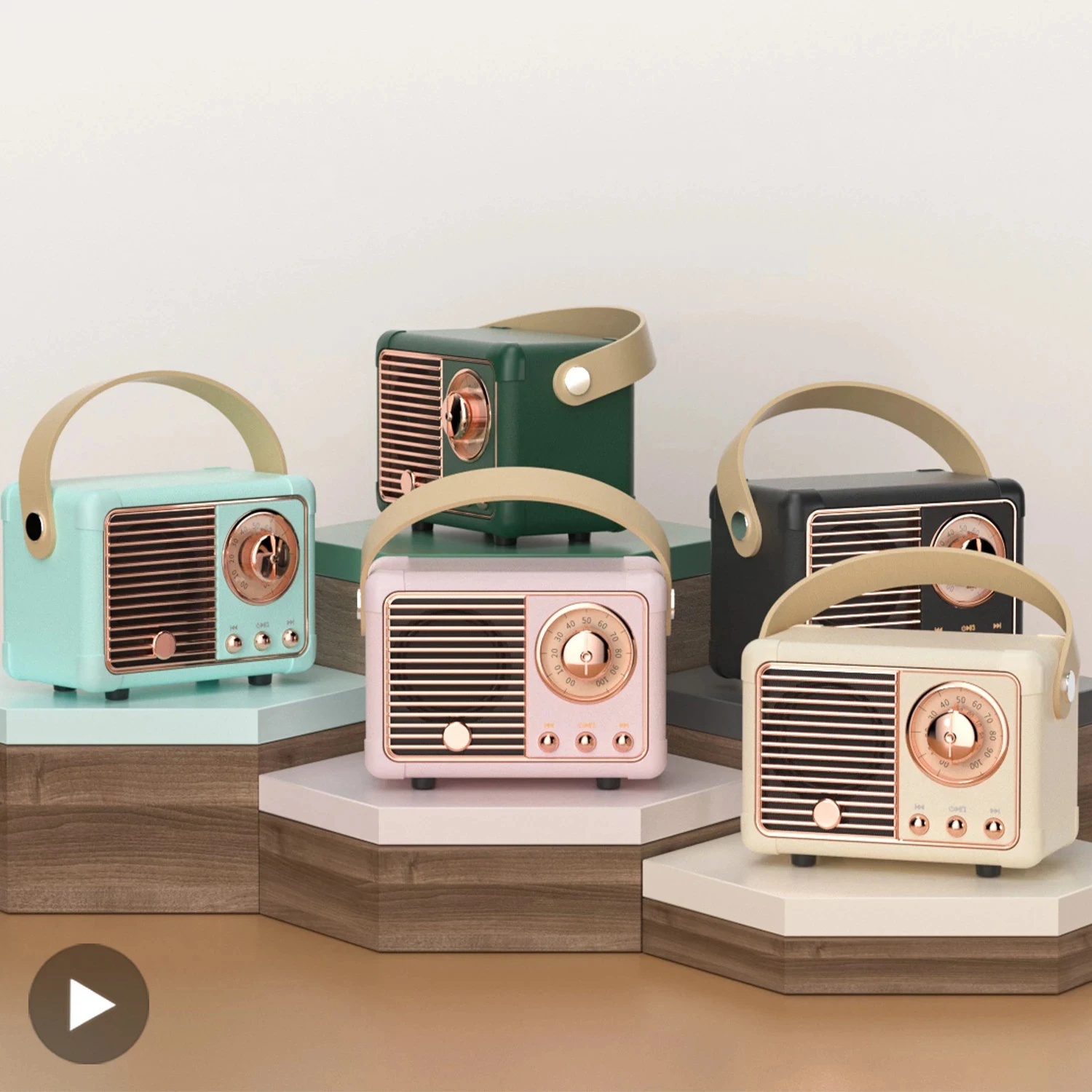 Caixa de Som Bluetooth-Lautsprecher tragbare Sound box Musik drahtloses Radio FM Mini Bocina MP3 Coluna Säule Bluetooth Audio-Schall wand
