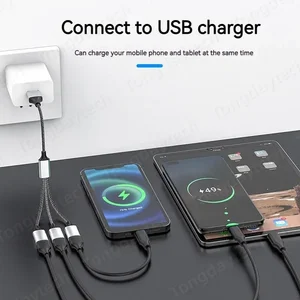 Répartiteur de Hub USB de Type C à 4 ports, Transmission rapide de données, adaptateur OTG Extensions de Hub USB multi-appareils 10 pusat penjualan terbaik thunderbolt 4 - №