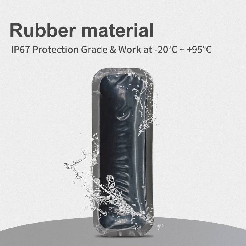 10 stks UHF RFID Rubber Materiaal Tag Auto Inventaris Tracking Monitoring Management UHF RFID Band Tags
