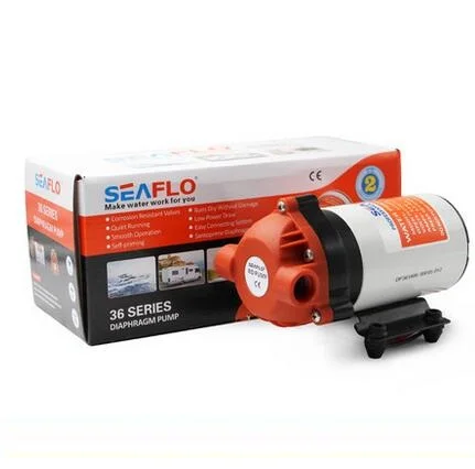 

SEAFLO 36 Series 12V SFDP1-018-120-36 / 24V SFDP2-018-120-36 5-7LPM 120PSI Booster Pump Marine Boat RV Caravan