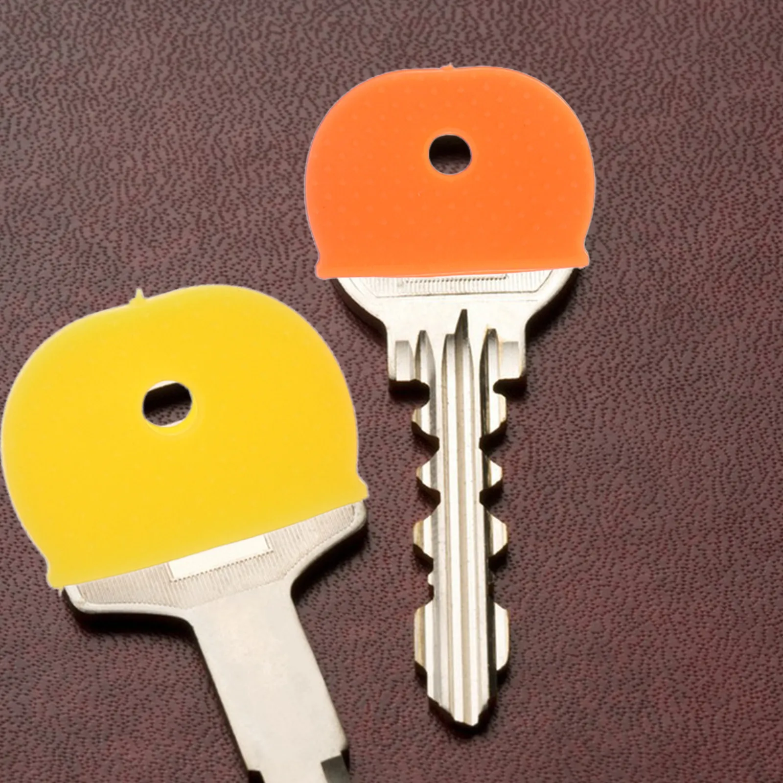 64Pcs Silicone Key Caps Elastic Covers Multi Color Protective Key Sleeves Identification Tags for Home Keys Home Keys Caps