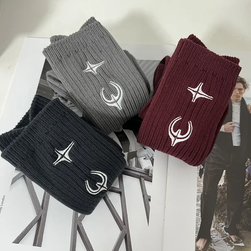 

Thug Club Thick-lined Rustic Style Mid-calf Socks Men Women Thick Cotton Socks Autumn Winter Socks Real Photo