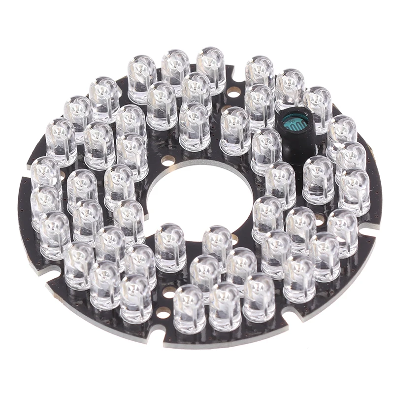 

6CM 48pcs-LED 850NM Illuminator IR Infrared Board Night Vision Light Lamp For CCTV Surveillance Camera Housing Diameter 60MM