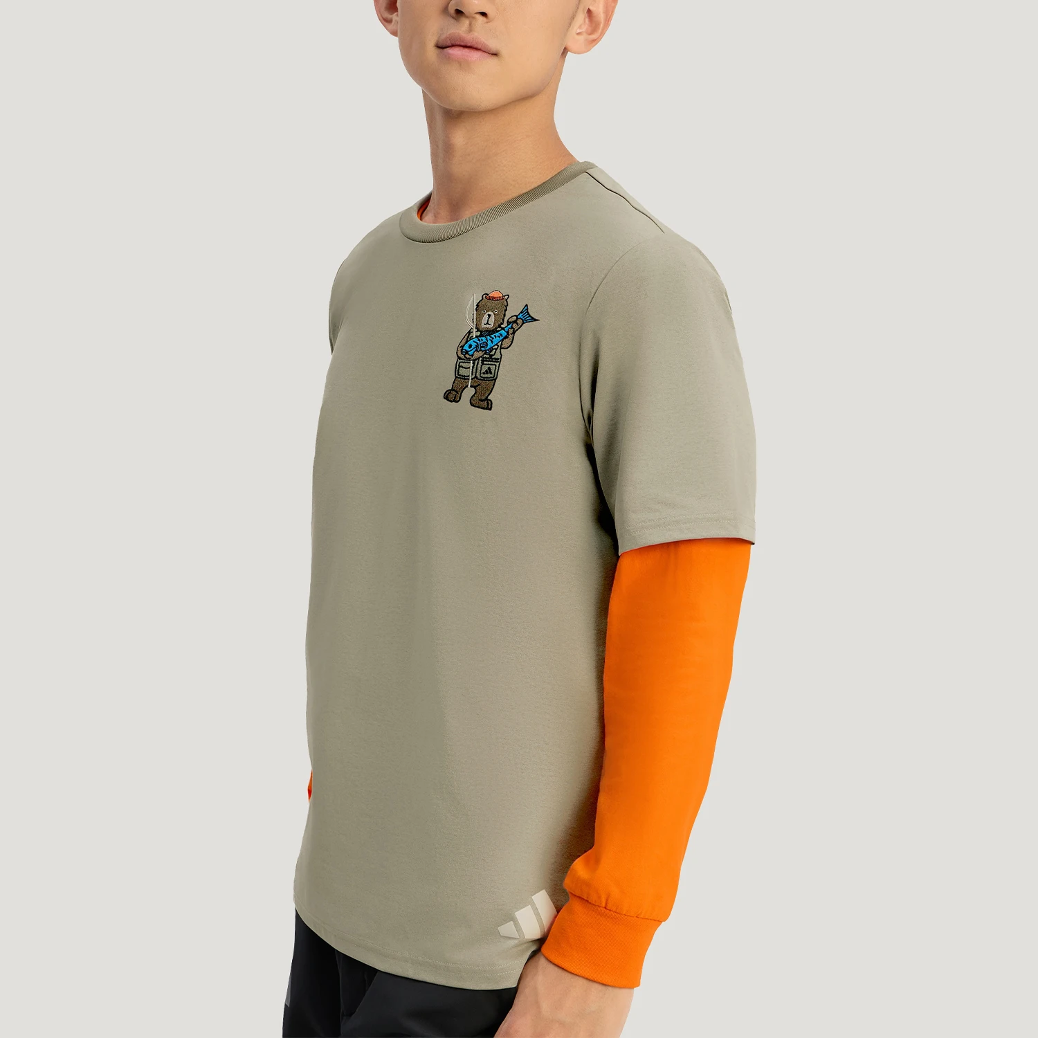 Adidas genuine summer men's outdoor hiking retro short sleeved T-shirt KE3712