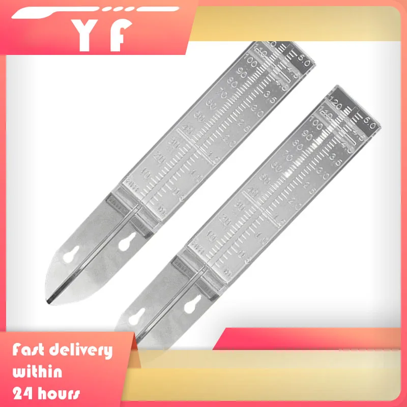 

2 шт., измерительный прибор для дождевой воды, садовый датчик воды 25*4,5*2,7 см, садовые инструменты, уличный домашний сад, измеритель дождевой воды