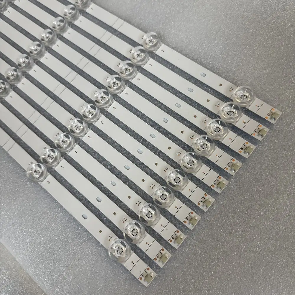 10 teile/satz LED-Hintergrundbeleuchtung für HISENSE 65E77HQ 65A66G 65A6B8 65A6BGTUK 65A6K 65R6095G5 65R6070G 65A65H HD650Y1U72-T0L2 T0L9K2
