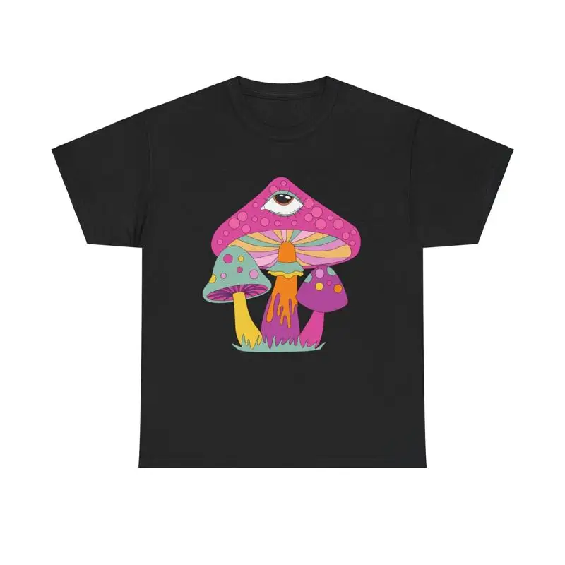 Mystic Mushroom T Shirt psychedelic trippy hippie groovy magic