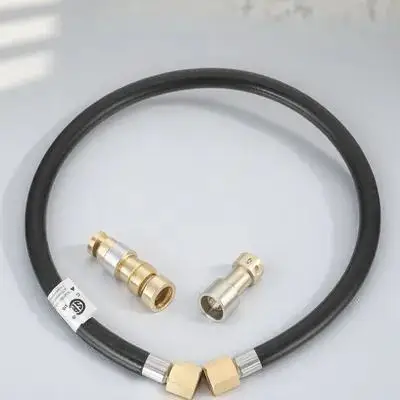 

Quick Connect Propane Hose For Replacement Internal Thread Copper Head Adapter Durable Outdoor Camping Picnic