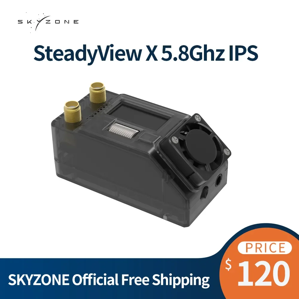 

SKYZONE SteadyView X 5.8Ghz IPS Screen Receiver Module Shuttle Wheel Control High Sensitivity fpv goggles accessories Receiver