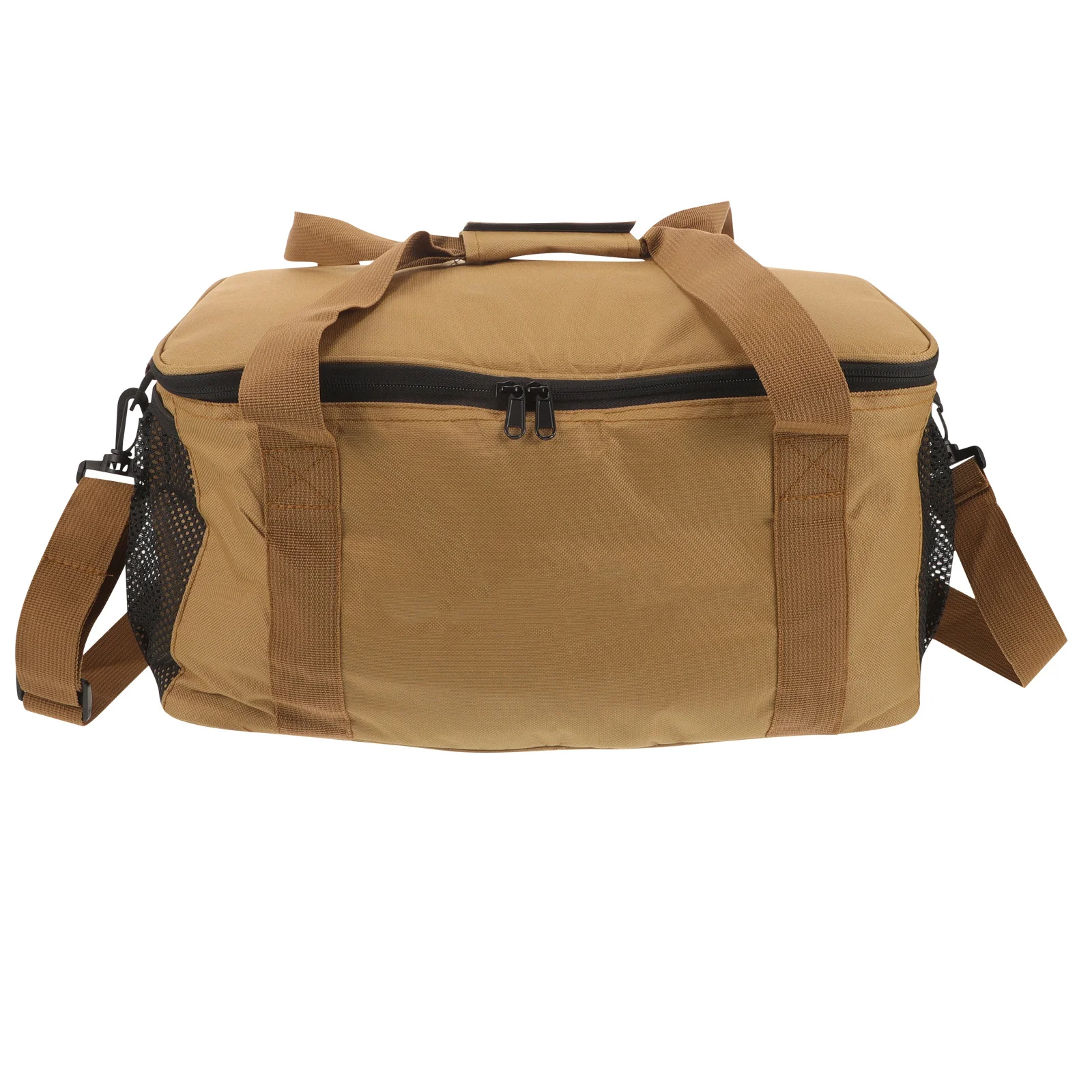 

1pc Large Capacity Portable Picnic Bag Oxford Cloth Durable Handle Lunch Camping Pouch Outdoor Travel Cooler Storage Organizer