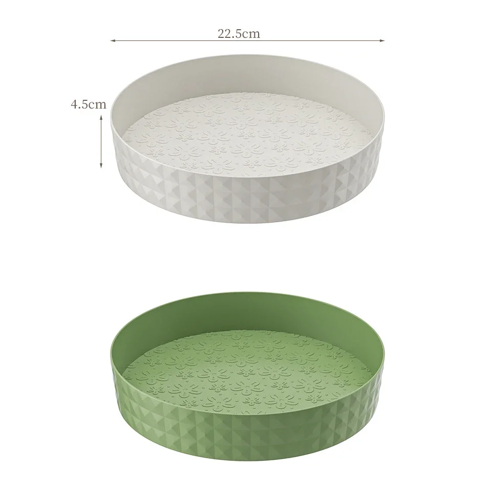 360 Rotating Seasoning Storage Rack Multifunction Pantry Cabinet Turntable for Cosmetics Kitchen Accessories Organizer Tray 4
