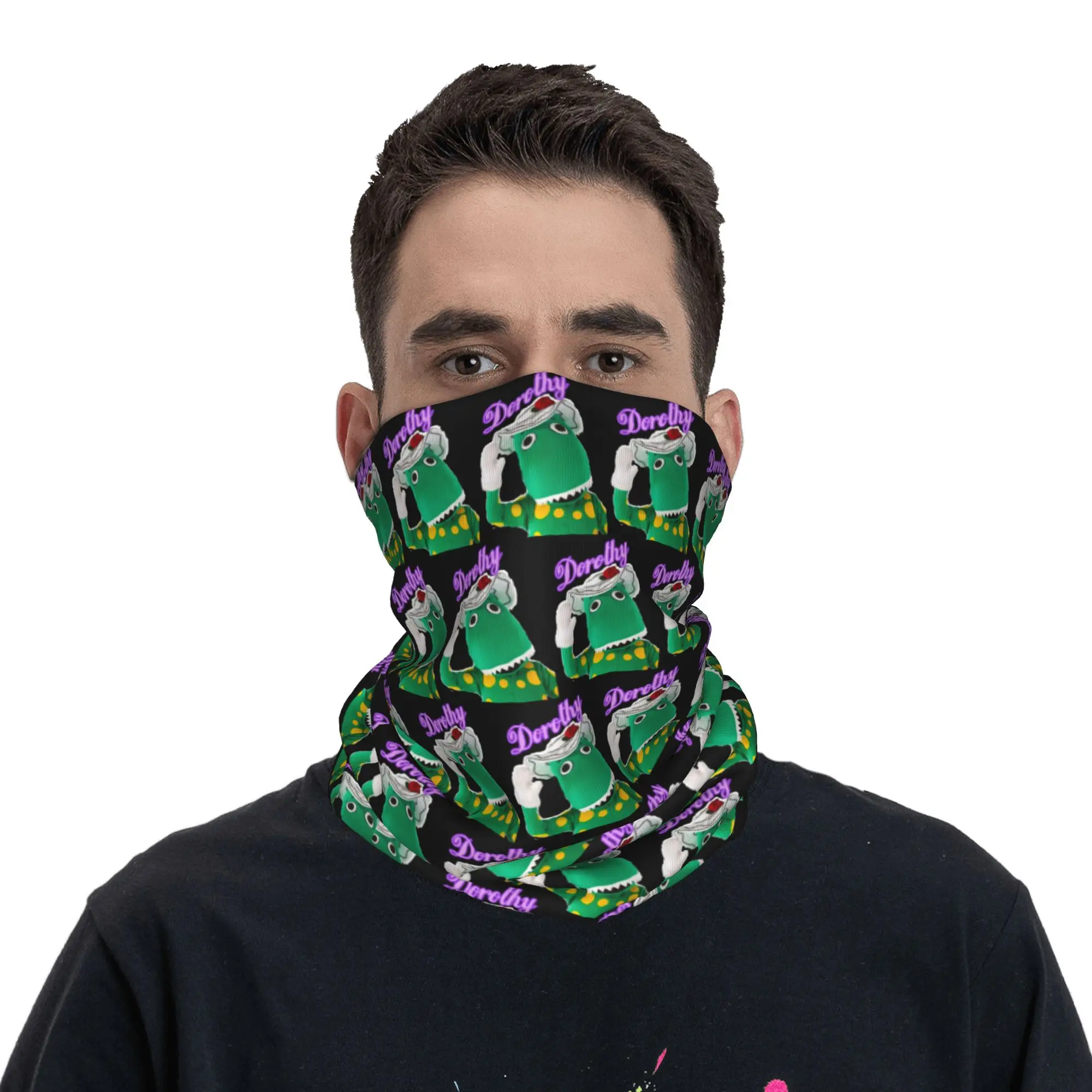 The Wiggles Dorothy the Dinosaur Bandana Neck Cover Printed Wrap Mask Scarf Cycling Scarf Cycling Unisex Adult All Season