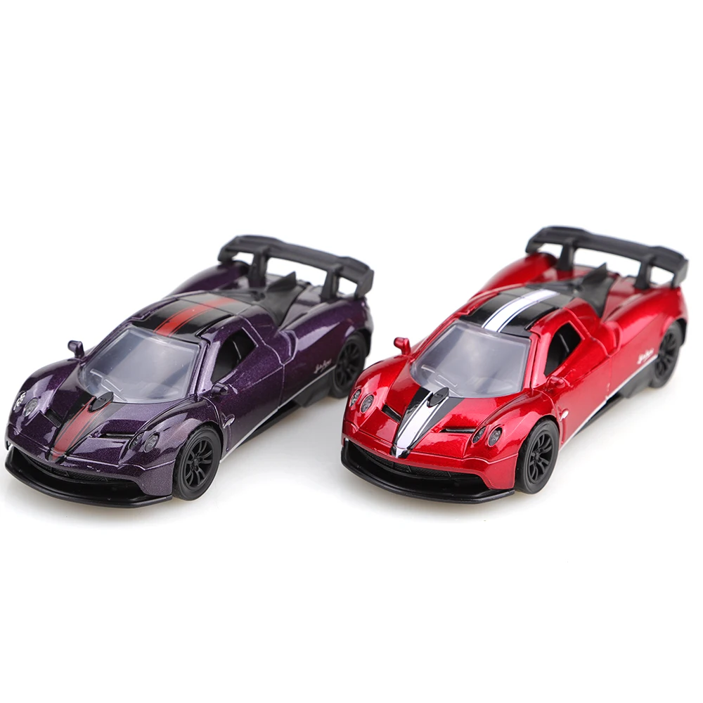 (Corrugated Box) Gull-Wing Supercar Model Toy Car, with Rebound Function, Metal Casting, the Best Gift.