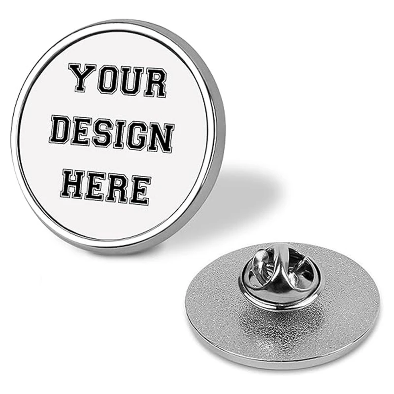 1 PC Custom Personalize Enamel Metal Pin Lapel Badges Personal Pet Birthday Photos Customize Handmade Brooches Jewelry As Gift