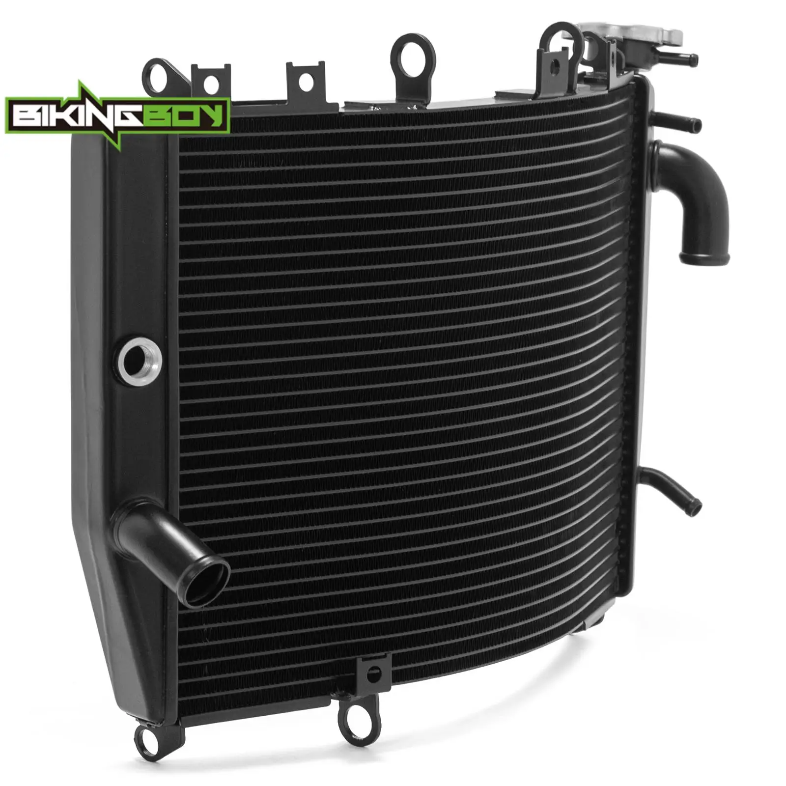 BIKINGBOY Engine Radiator Cooling For Kawasaki Ninja ZX9R 98 99 00 01 02 03 ZX-9R ZX900 Water Cooler Aluminium Alloy Core