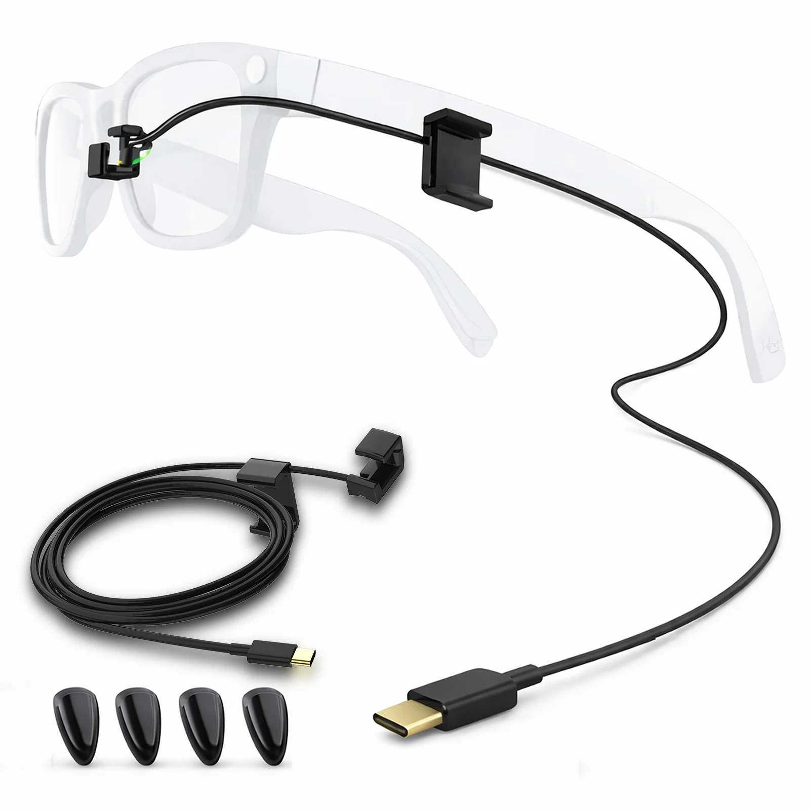 USB-C-Ladekabel, kompatibel mit Ray-Ban Meta Gen2 Smart-Brillen, Ersatz-Ladekabel für Wayfarer – Detail 1