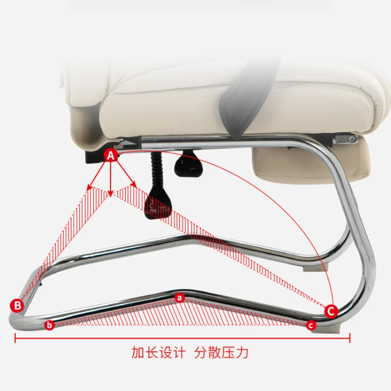 Arcuate Computer Office Chairs Household Work Backrest Learning Comfort Office Chairs Sedentary Cadeira Gamer Furniture QF50OC