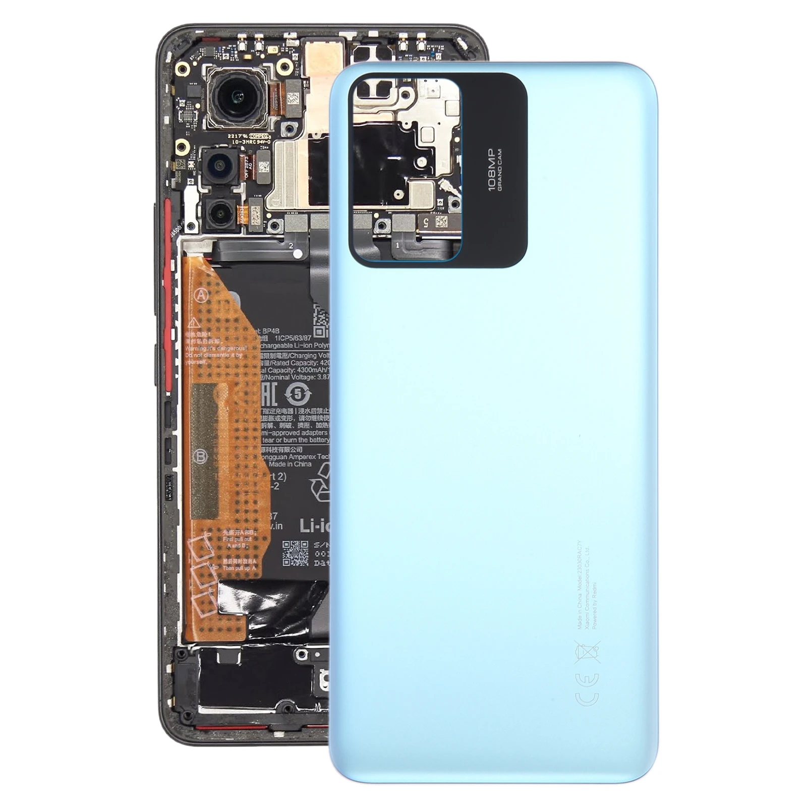 Battery Back Cover for Xiaomi Redmi Note 12S