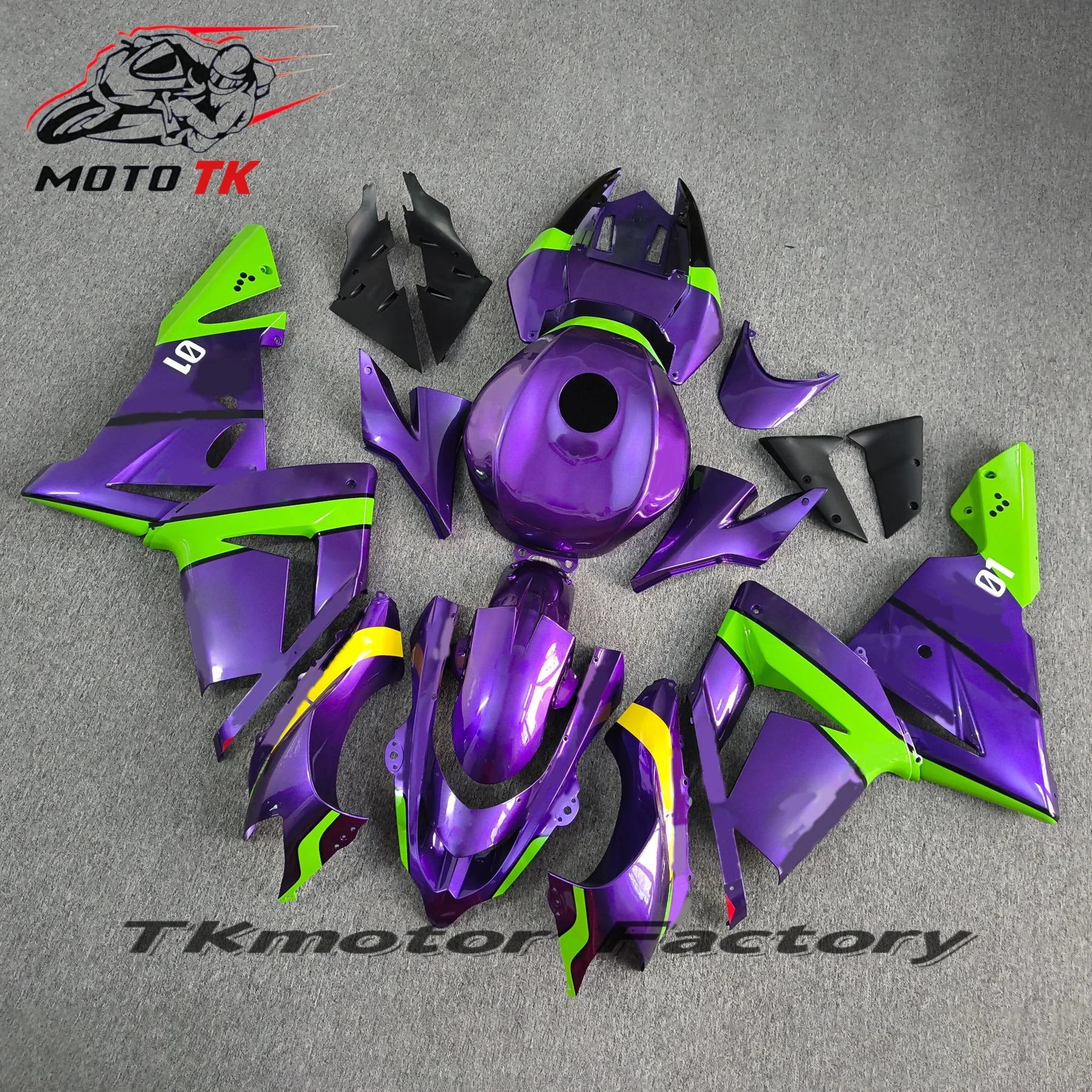 

The abs All black motorbike fairing for Kawasaki 2004 2005 ZX10R fairings custom ZX-10R 04 05 fairing body kit