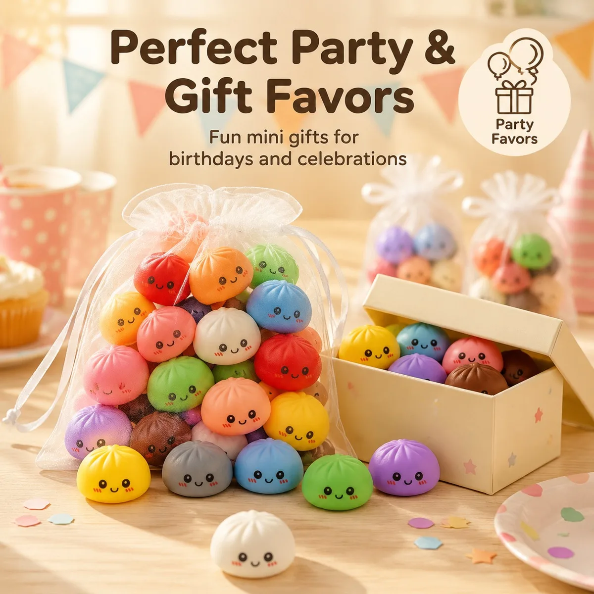 2026 New Random 3/10 Buns Soft and Fluffy Office Items Ideal Party Items