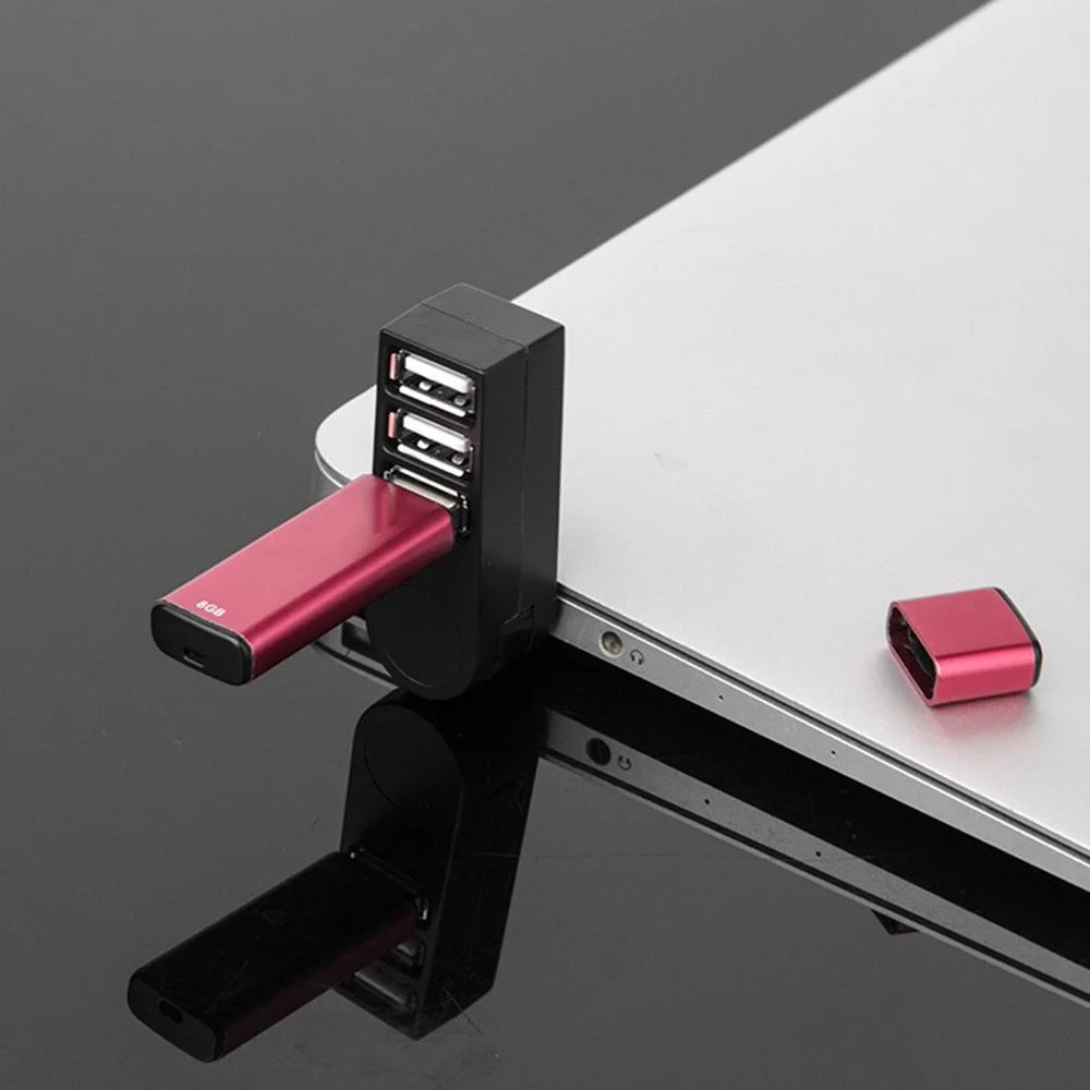 Rotatable USB 3.0 Hub 3 Port Mini Splitter for Laptop PC Portable Hub for Flash Drive External HDD Notebook