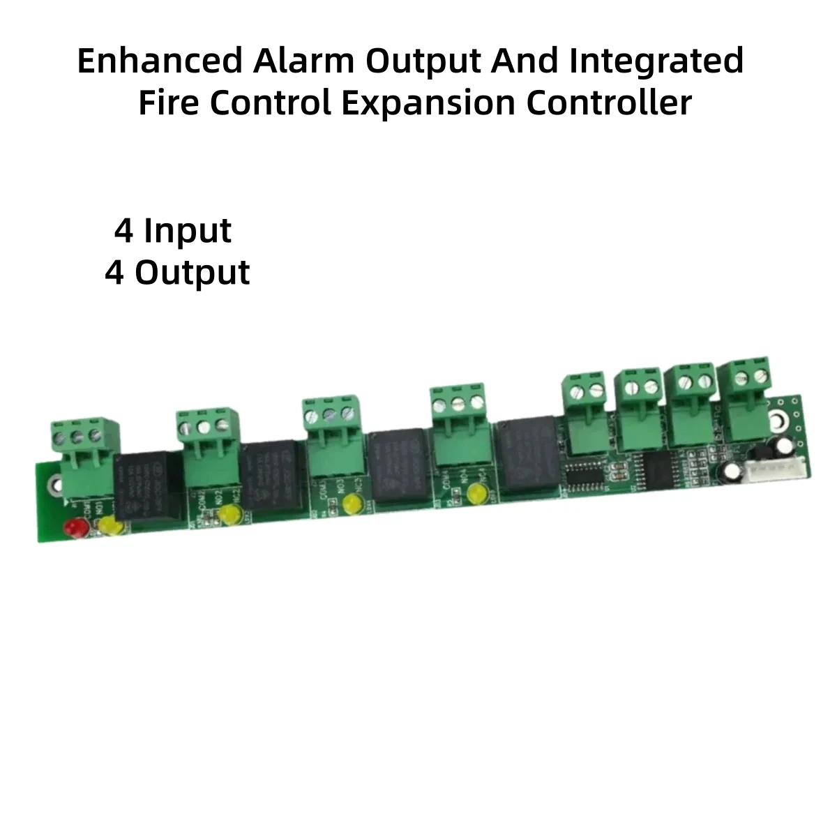 Enhanced Alarm Output and Integrated Fire Control Expansion Controller For Access Control Panel Expansion Module Delay Setting