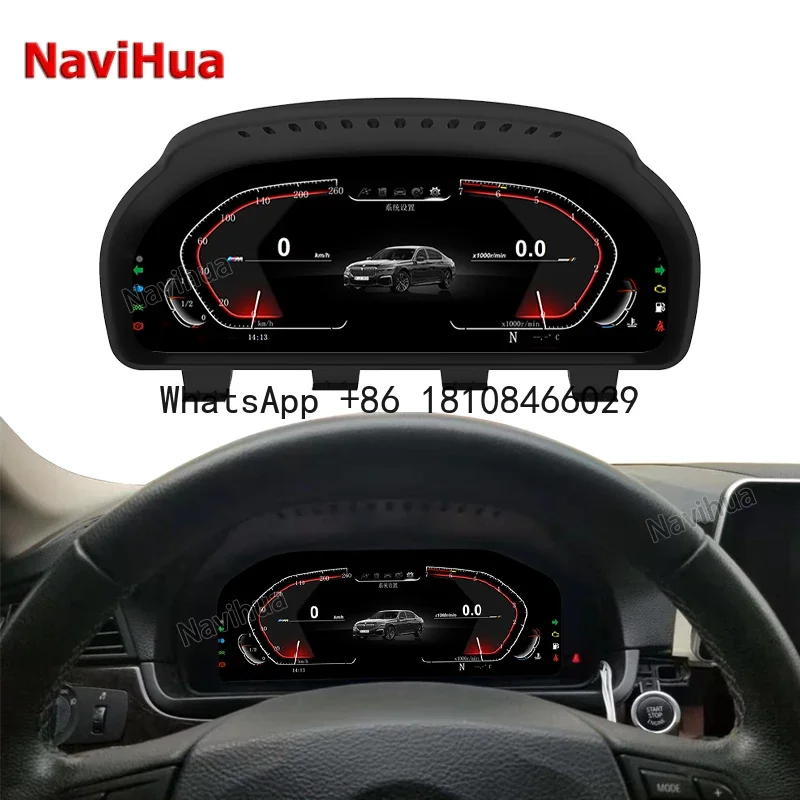 12.3 Inch LINUX System Auto Meter Gauge Speedometer Car Electric Digital Instrument Cluster Dashboard for BMW F10 X4 F26