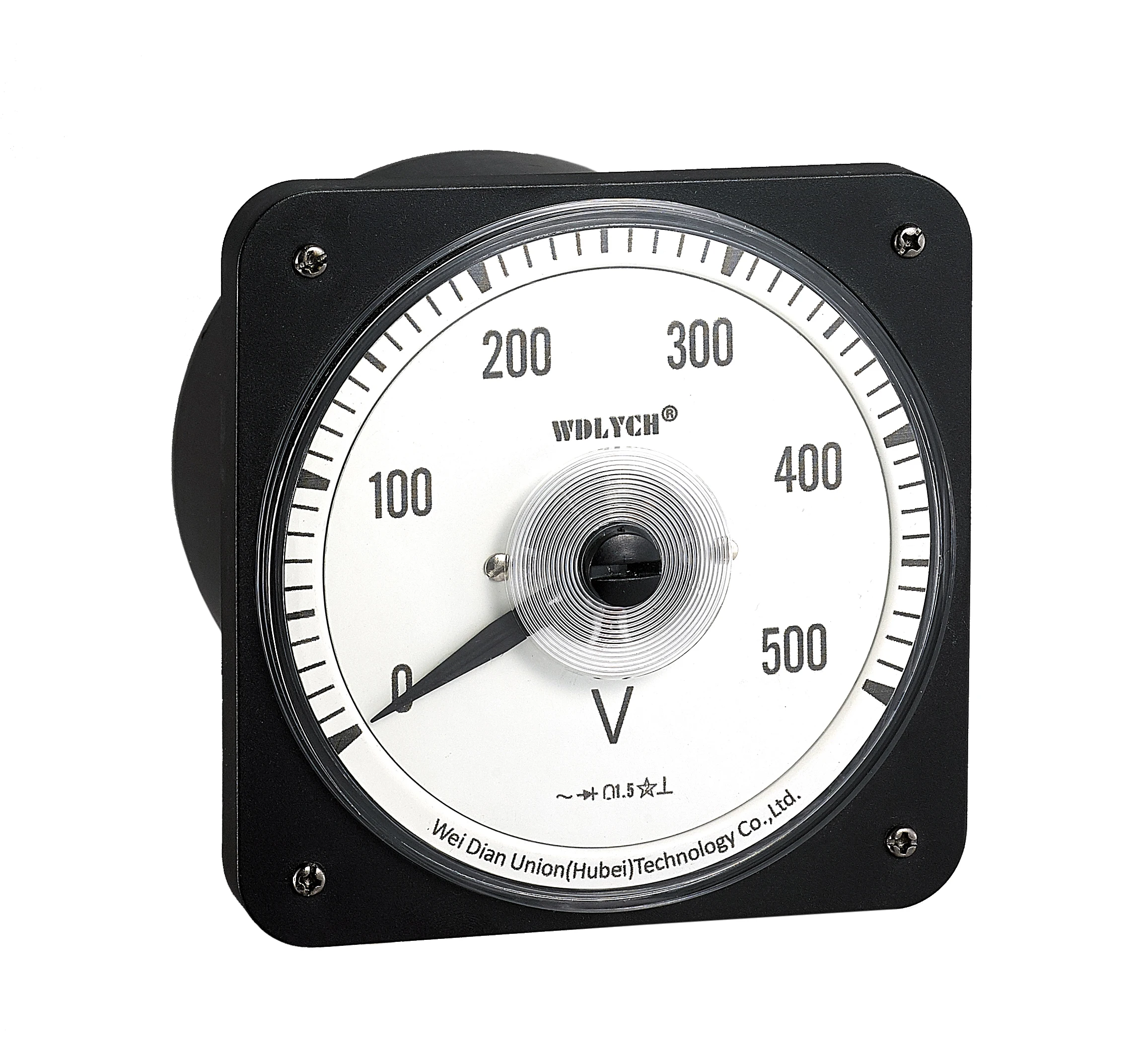 45l8 round marine instrument voltmeter Ac500V pointer black 110*110mm