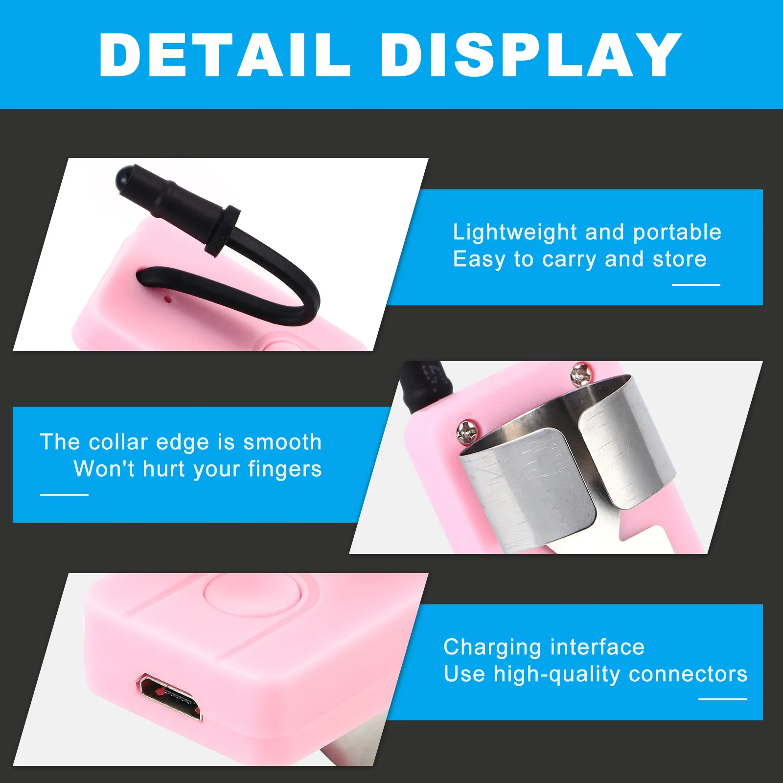 

1 шт. светодиодная лампа-фонарик для чистки ушей с 3 уровнями яркости, перезаряжаемая, для удаления ушной серы, портативная, легкая, безопасная для всей семьи