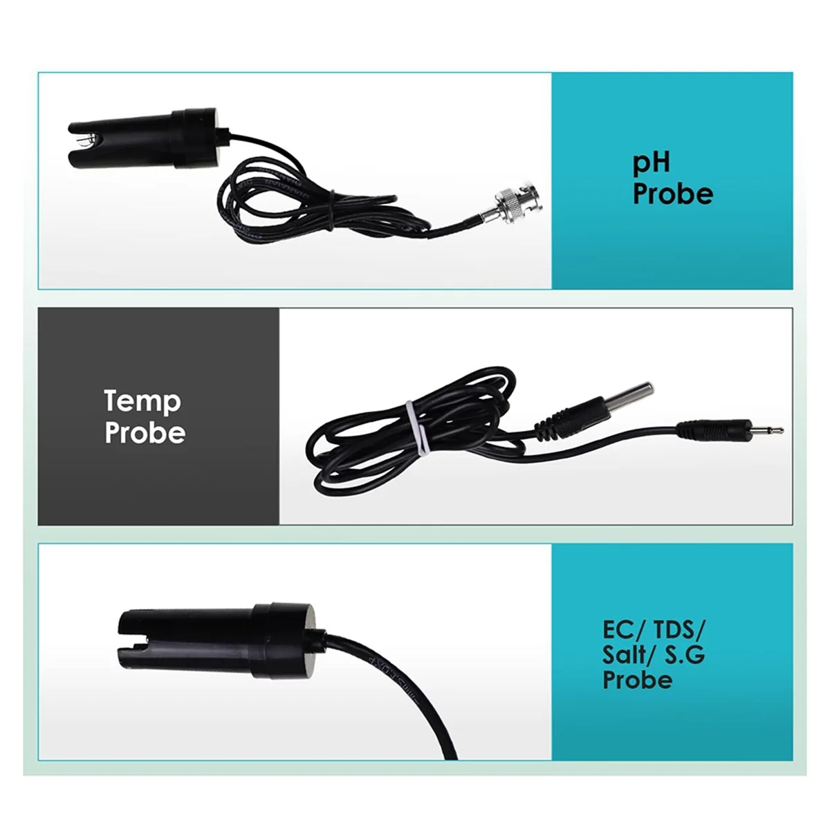 

AA98 Smart Water Quality Tester 6-in-1 PH/EC/TDS/Salinity/S.G and Temperature Meter with Wi-Fi Continuous Monitor Eu Plug