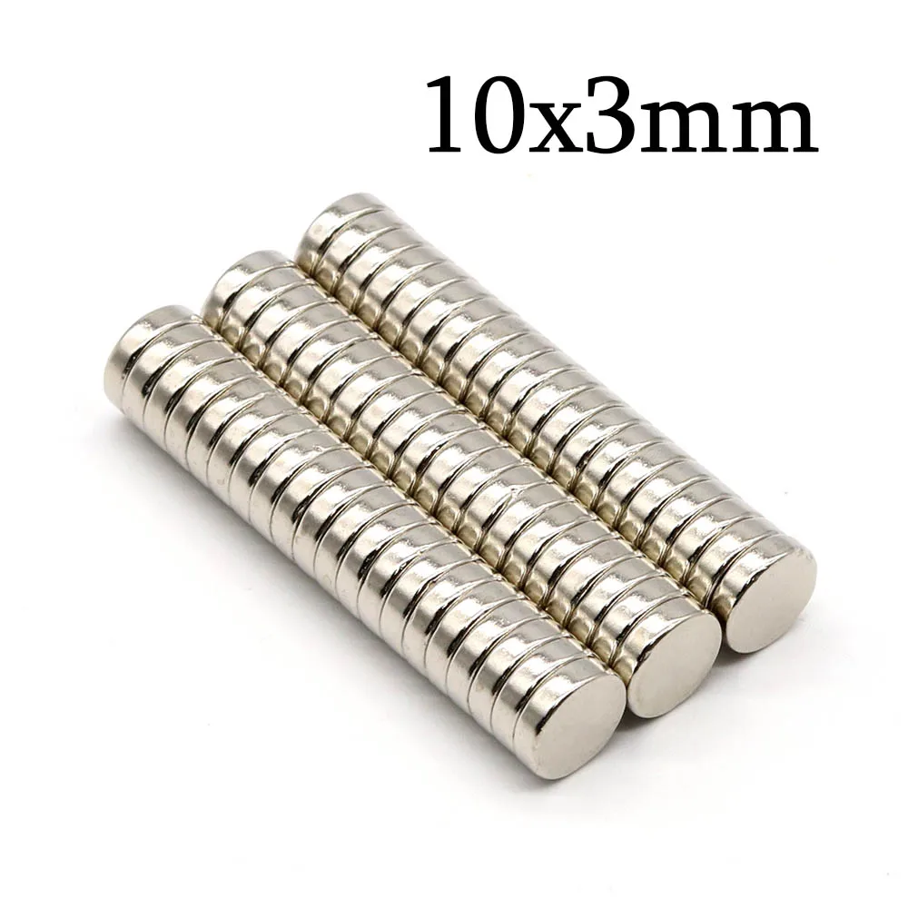 

10mmx3mm Super Strong Round Neodymium Magnet Powerful Magnets N35 small Permanent Magnetic NdfeB Refrigerator Magnet 10x3