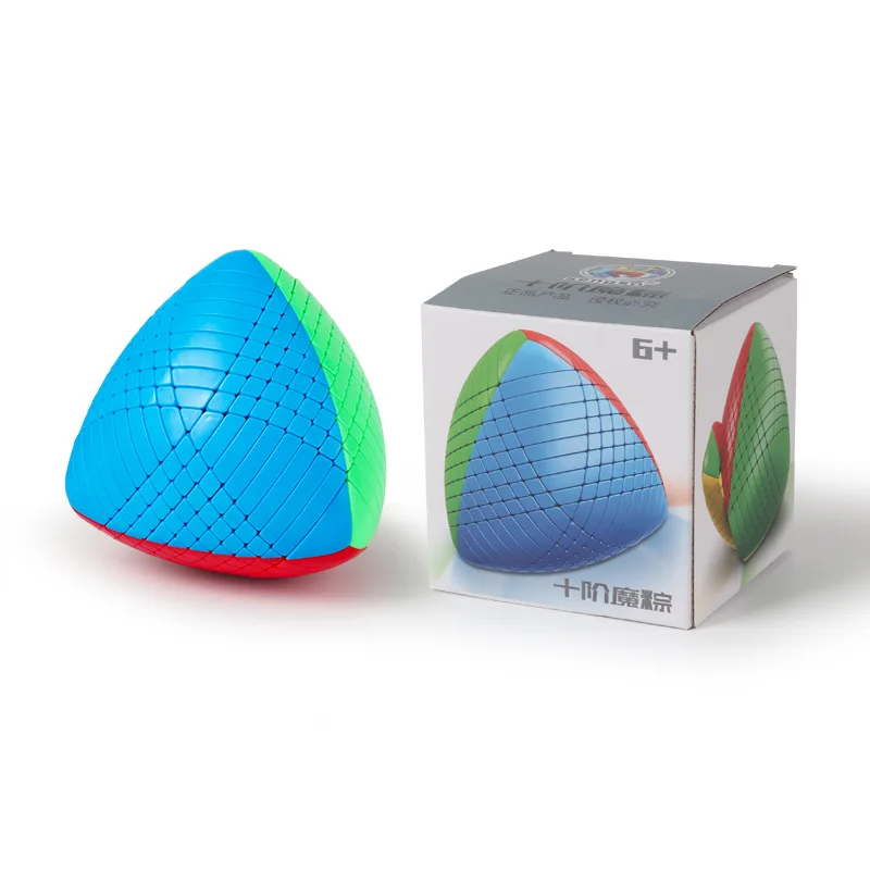 SengSo 10x10 Zongzi Cube 9x9 8x8 Pyramid Cube 234567 Irregular High-difficulty Educational Toy