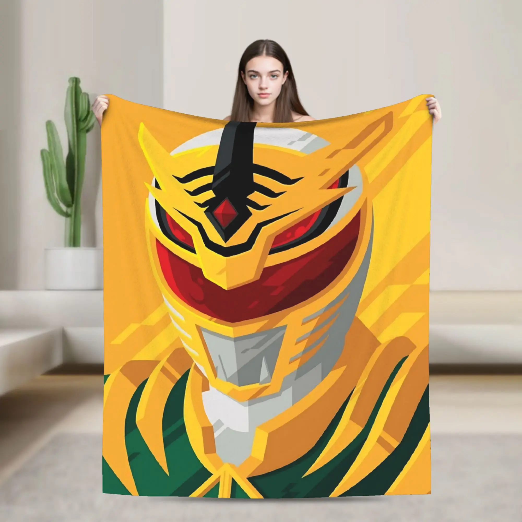 Lord Drakkon Blanket Power R-Ranger Flannel Funny Warm Throw Blankets for Home Spring Autumn