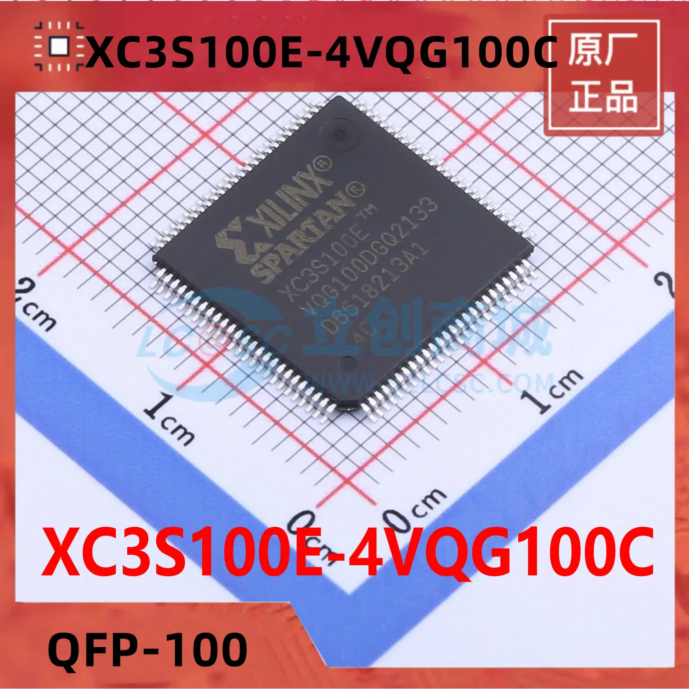 1PCS/LOT New Original XC3S100E-4VQG100C VQFP-100 Programmable logic device chip