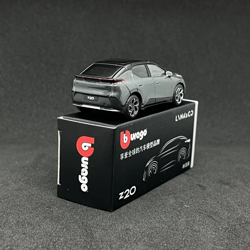 Bburago 1:64 lynk & co 02 z20 suv liga modelo de carro diecast metal novos veículos energia modelo carro simulação coleção crianças brinquedos presente