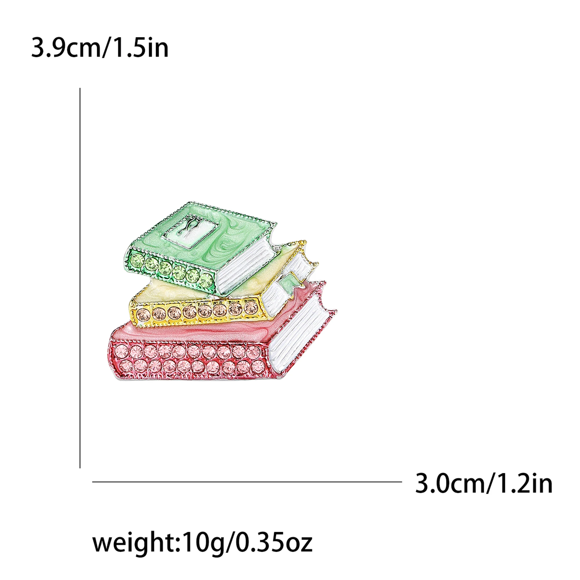 Broches de tres libros con dia - Jewelry Making Journal reseña y precio