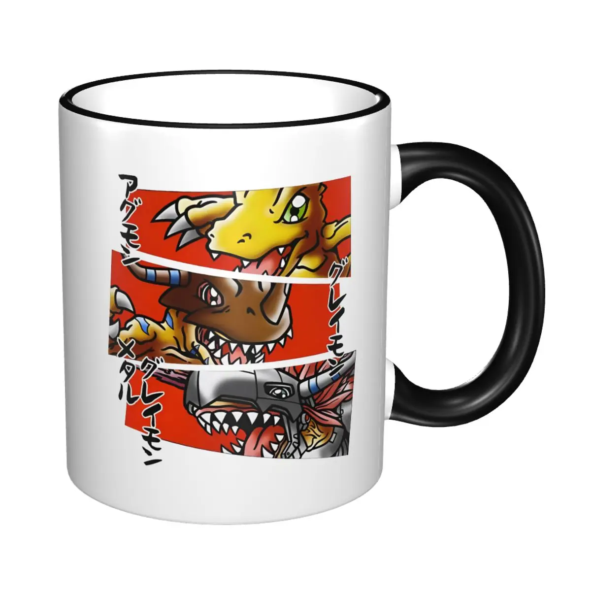 Digimon Monster Novelty Mug Novelty Anime Coffee Cup Gifts For Woman Man 3