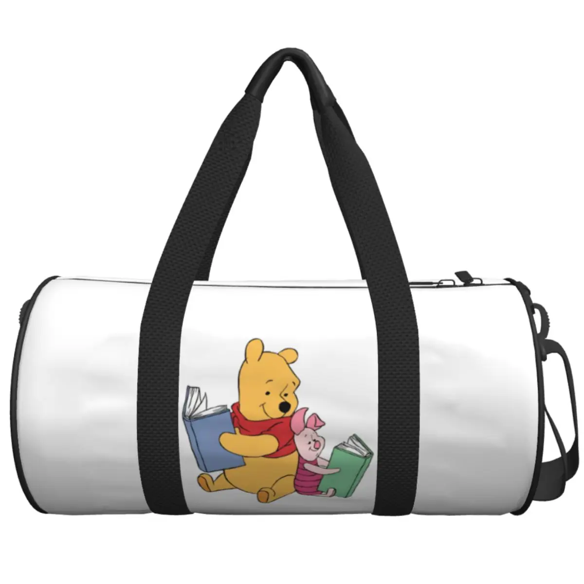 

Winnie The Pooh And Piglet Travel Bag Fashion Gym Bag Couple Pattern Large Capacity Funny Sports Fitness BagsWeekend Handbags