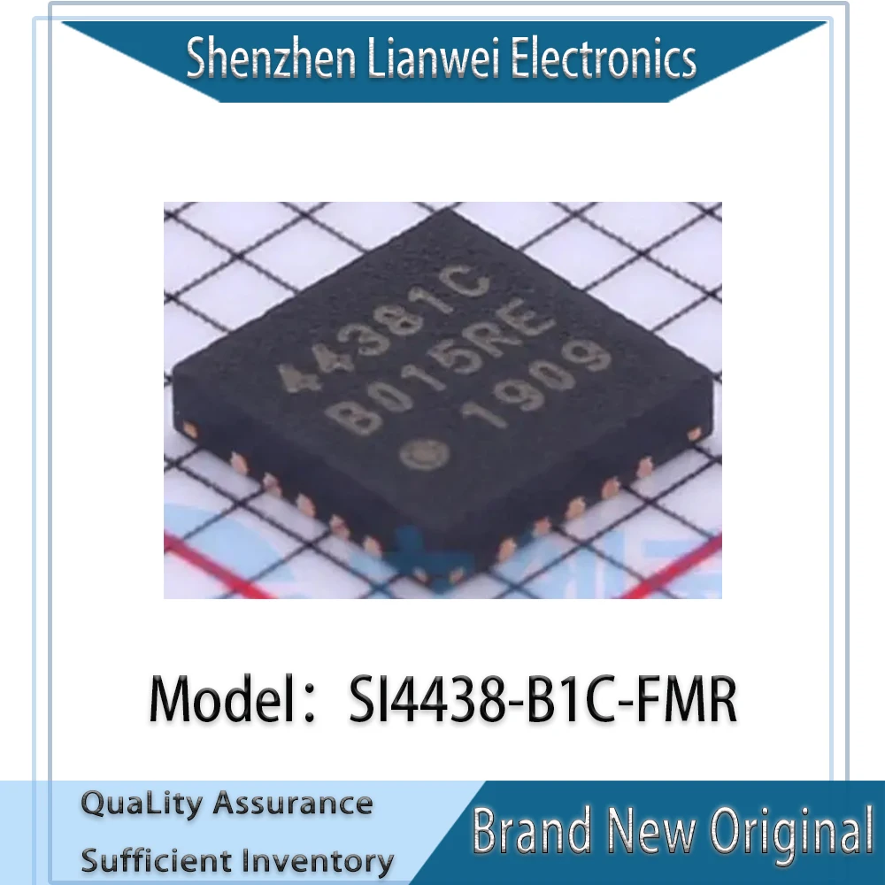 

100% New Original 4438C SI4438-B1C-FMR SI4438-B1C IC RF Transceiver Chipset QFN-20