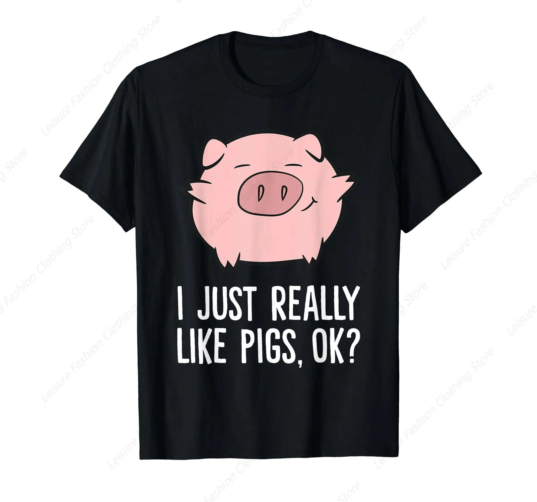 

Pigs Lover I Just Really Like Pigs OK Cute Pigs T-Shirt