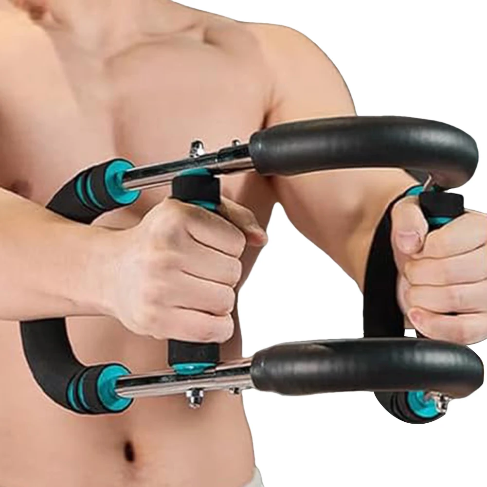 Twister Arm Trainer Adjustable U-Shaped Chest Workout Fitness Equipment(Blue)