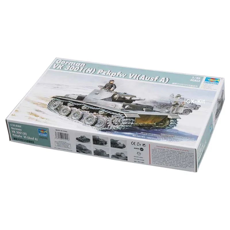 

Trumpeter 01515 1/35 German VK3001 H PzKpFw VI Ausf A Medium Tank Military Toy Gift Plastic Assembly Building Model Kit