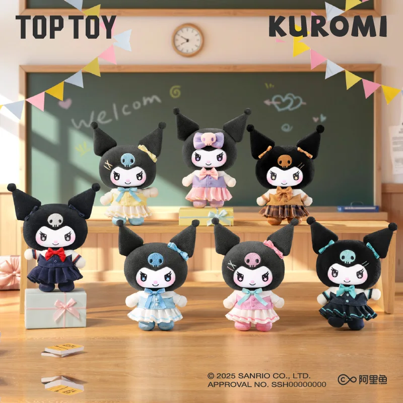 

Toptoy Kuromi Campus Series Vinyl Blind Box Cute Desktop Decorations Collectible Trendy Toy Gift for Girls with Face Variations