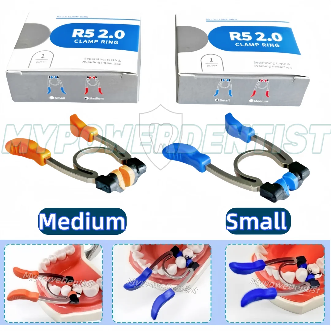 

Dental R5 2.0 Hand Use Matrix Bands Ring Sectional Matrice Clamp Fit Garrison Palodent Small/Medium