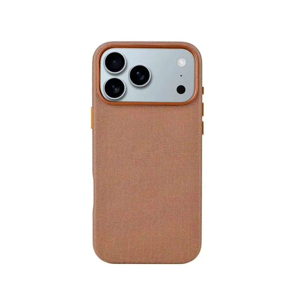 حافظة قماش بتقنية MagSafe عالية الجودة لهاتف آيفون 17 برو ماكس 1:1 غطاء حماية للشحن اللاسلكي المغناطيسي الأصلي #4