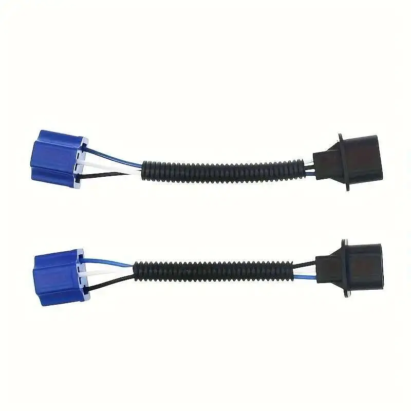 2PCS H4 Female To H13 Male Adapter LED Headlight Plug Conversion Cable-H13 To H4 Adapter For Car Lighting Power Supply