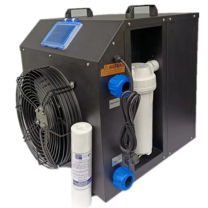 1HP Water Chiller With Filter Water Cooling Equipment For Ice Bath Cold Plunge Temperature Control