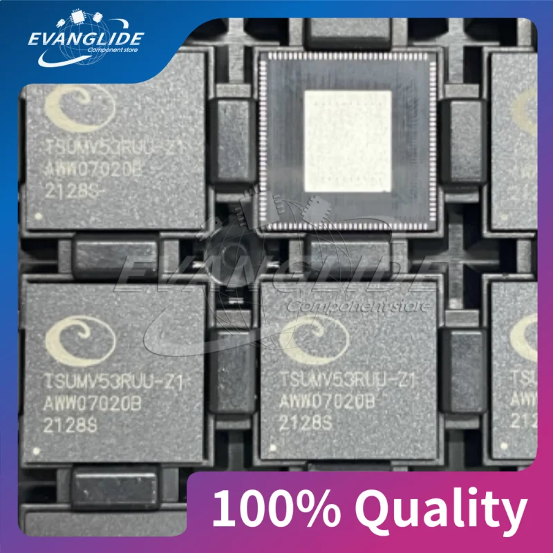 2PCS/LOT TSUMV53R Series TSUMV53RUU-Z1 TSUMV53RWU-Z1 TSUMV53RUUL-Z1 QFN-128 LCD screen driver chip