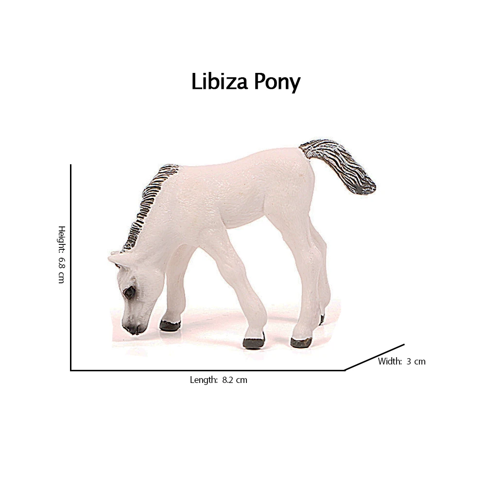Figurki koni Zabawki Zwierzęta Farma Kucyk Zabawka Konie Figurki zwierząt Figurka akcji Prezenty dla dzieci Dekoracja Poznawcze prezenty świąteczne